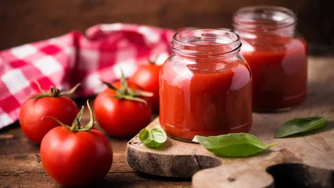 تصویر 1 از رب گوجه فرنگی شیشه‌ ای با کیفیت عالی و طعم طبیعی